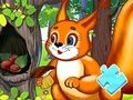 Spel Legkaart: Squirrel Hide Food  aanlyn