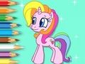 Spel Inkleurboek: Shining Pony  aanlyn