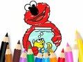 Spel Inkleurboek: Elmo Nuwe Vriend  aanlyn