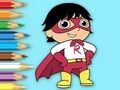 Spel Inkleurboek: Super-Ryan  aanlyn