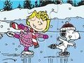 Spel Legkaart: Snoopy Skating  aanlyn
