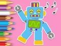 Spel Inkleurboek: Robotdans  aanlyn