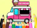 Spel Inkleurboek: Roomysmotor  aanlyn