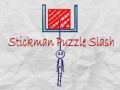 Spel Stickman legkaart Slash  aanlyn