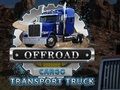 Spel Offroad Vrag Vervoer Trok  aanlyn