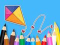 Spel Inkleurboek: Bowknot Kite  aanlyn
