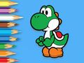 Spel Kleurboek: Yoshi Fishing Time  aanlyn