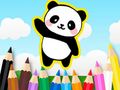 Spel Inkleurboek: Oulike Panda  aanlyn