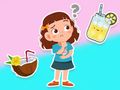 Spel Kids Quiz: Wat wil jy graag drink?  aanlyn