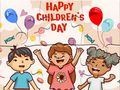 Spel Legkaart: Gelukkige Kinderdag  aanlyn