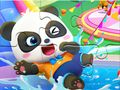 Spel Jigsaw -legkaart: Baby Panda Water Park aanlyn