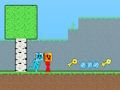 Spel Vuur en Water Stickman  aanlyn