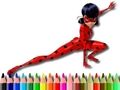 Spel Terug Skool toe Lady Bug Coloring  aanlyn