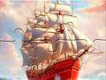 Spel Legkaart: Wit seilboot  aanlyn
