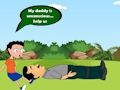 Spel Red bewustelose pappa  aanlyn