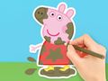 Spel Inkleurboek: Peppa In Die Modder  aanlyn