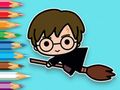 Spel Inkleurboek: Flying Potter  aanlyn