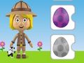 Spel Wêreld van Alice Dino-kleure  aanlyn
