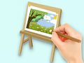 Spel Inkleurboek: Paysage Tekenbord  aanlyn