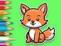 Spel Inkleurboek: Baby Fox  aanlyn