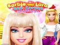 Spel Barbie en Lara Red Carpet Challenge  aanlyn
