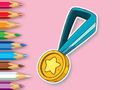 Spel Inkleurboek: Medalje  aanlyn