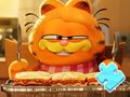 Spel Legkaart: Garfield en lasagne  aanlyn