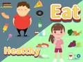 Spel Kindervasvra: Eet gesond  aanlyn