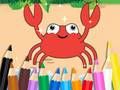 Spel Inkleurboek: Happy Crab  aanlyn