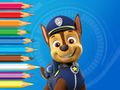 Spel Inkleurboek: Paw Patrol Chase  aanlyn
