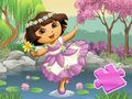 Spel Legkaart: Dora Lake Dance  aanlyn