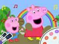 Spel Inkleurboek: Peppa Pig Muddy Funny  aanlyn