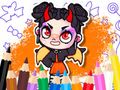 Spel Kleurboek: Avatar World Cute Devil  aanlyn