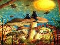 Spel Cats Mushrooms Jigsaw aanlyn