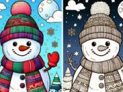 Spel Inkleurboek Winter  aanlyn