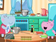 Spel Seekoei Japannese kookpartytjie  aanlyn