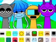 Spel Sprunki met OC  aanlyn
