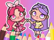 Spel Kleurboek: BFF In Avatar World aanlyn Spel Kleurboek: BFF In Avatar World aanlyn