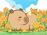 Spel Legkaart: Capybara In Sonneblomme  aanlyn