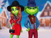 Spel Die Grinch-paar Vakansie aantrek  aanlyn