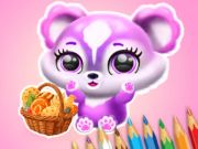 Spel Inkleurboek: Fluffy Piekniek  aanlyn