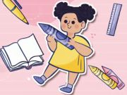 Spel Kindervasvra: Skryfbehoefteverhaal  aanlyn