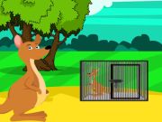 Spel Rooi Kangaroo Baby Rescue van Cage  aanlyn