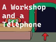 Spel 'n Werkswinkel en 'n telefoon  aanlyn