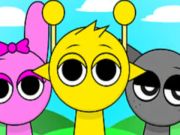 Spel Sprunki Sien die 5 verskille  aanlyn