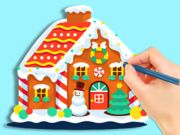 Spel Inkleurboek: Peperkoekhut  aanlyn