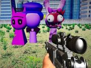 Spel Sprunki Sniper Squid Game aanlyn