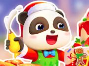 Spel Jigsaw Puzzle: Baby Panda Christmas Chef aanlyn