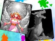 Spel Kleurpixels inkleur volgens getalle  aanlyn