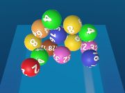 Spel Samestelling van die balle 2048: Billiards!  aanlyn